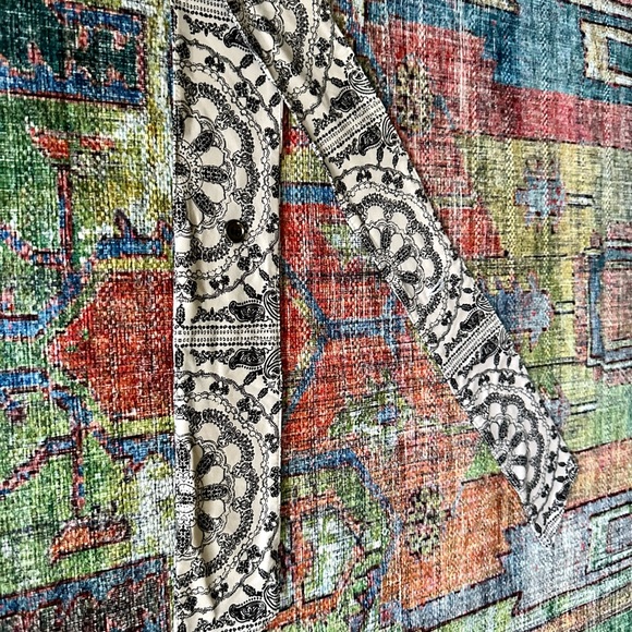 Free People Movement Headwrap Scarf w/ button - Picture 5 of 6